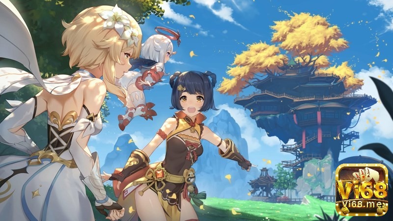 Game Genshin Impact có đồ họa phong cách anime đẹp mắt vô cùng ấn tượng