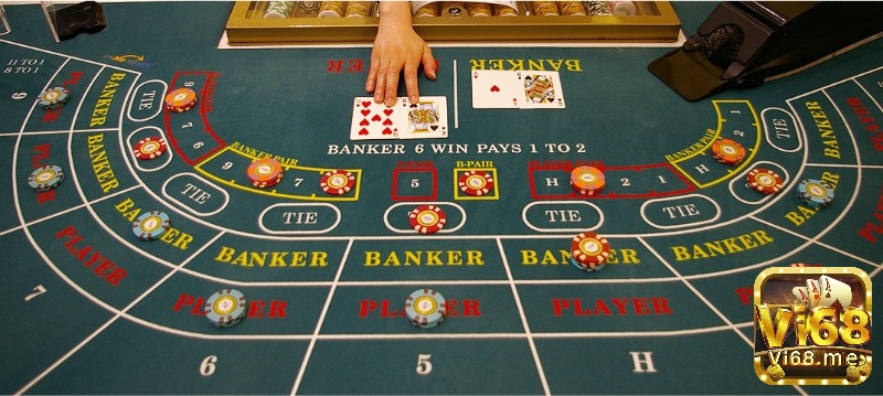 Trong baccarat mục tiêu chính đoán bên tổng điểm gần với 9 nhất: Player (Người chơi), Banker (Nhà cái), hoặc Tie (Hòa)