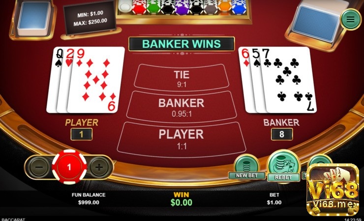 Baccarat hướng dẫn cho người mới chi tiết về quy luật rút là thứ ba theo diễn biến ván bài