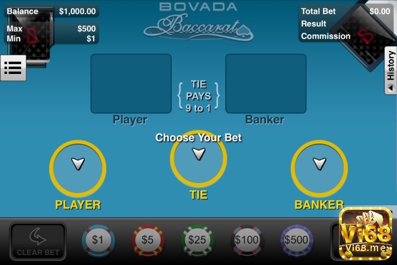 Baccarat trên mobile tuân thủ hoàn toàn luật chơi của baccarat truyền thống
