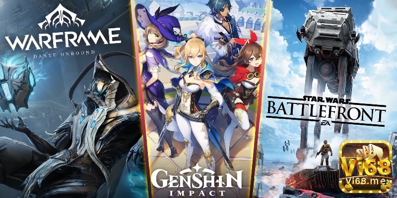 MMORPG miễn phí: từ thế giới anime của Genshin Impact đến vũ trụ sci-fi trong Warframe.