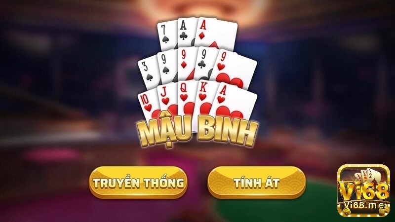 Giao diện trực quan của mậu binh trên máy tính giúp người chơi dễ dàng thao tác và theo dõi từng chi bài.