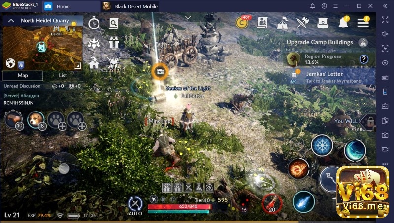 Game nhập vai mobile cày cuốc với đồ họa đỉnh cao cùng cơ chế chiến đấu non-target hấp dẫn.