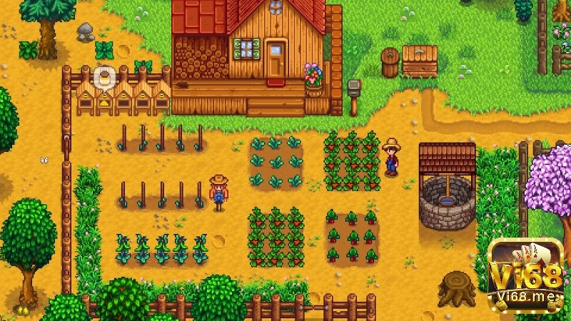 Trải nghiệm cày ruộng, nuôi gia súc và phát triển nông trại trong Stardew Valley PC.