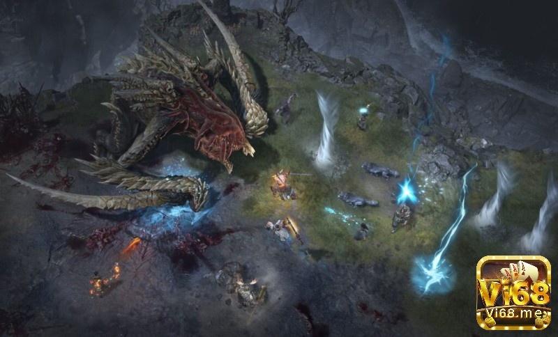 Thế giới tăm tối, boss thế giới và chiến đấu gây nghiện trong Diablo IV PC.