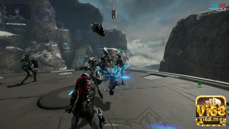 Hành động tốc độ cao, parkour mượt mà và kho vũ khí khổng lồ trong Warframe PC.