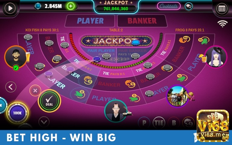 Baccarat by AbZorba Games mang đến cảm giác sòng bài thực thụ trên điện thoại.
