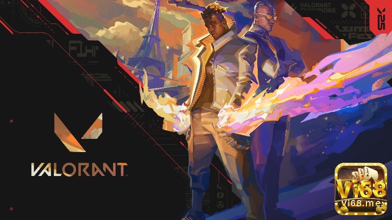 Valorant là tựa game bắn súng chiến thuật 5v5 nổi bật với đồ họa 3D sống động và đội ngũ đặc vụ phong phú