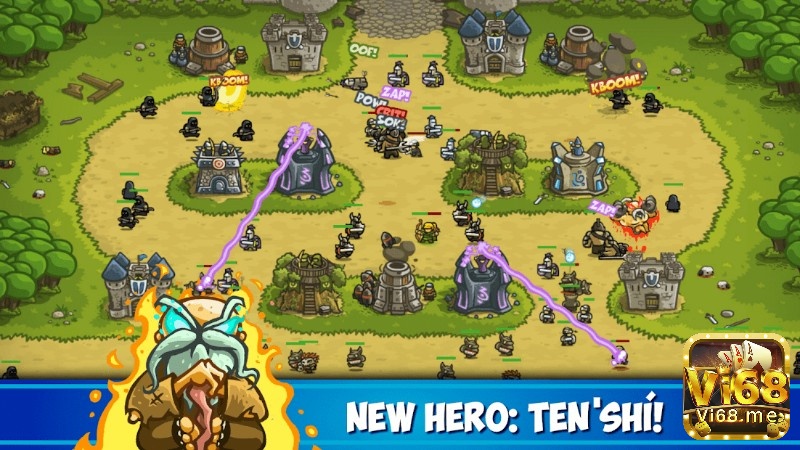 Kingdom Rush mang lại sự thử thách cao, càng chơi càng cuốn