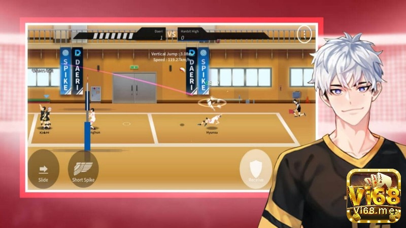 Trải nghiệm bóng chuyền 2D pixel art trong The Spike với gameplay cuốn hút và hiệu ứng cháy bóng đặc sắc.